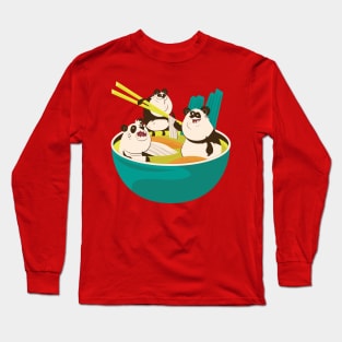 Panda Ramen Long Sleeve T-Shirt